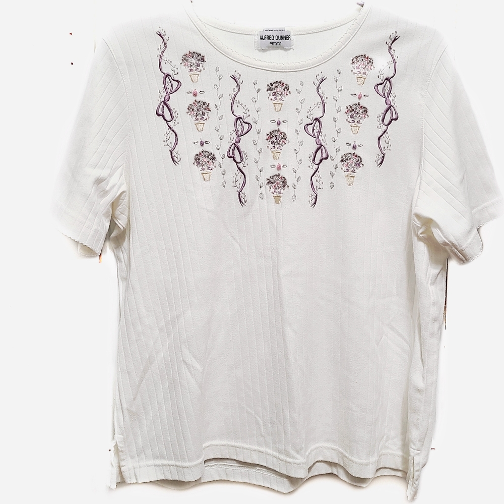 💓Alfred Dunner Girl's Embroidred Top